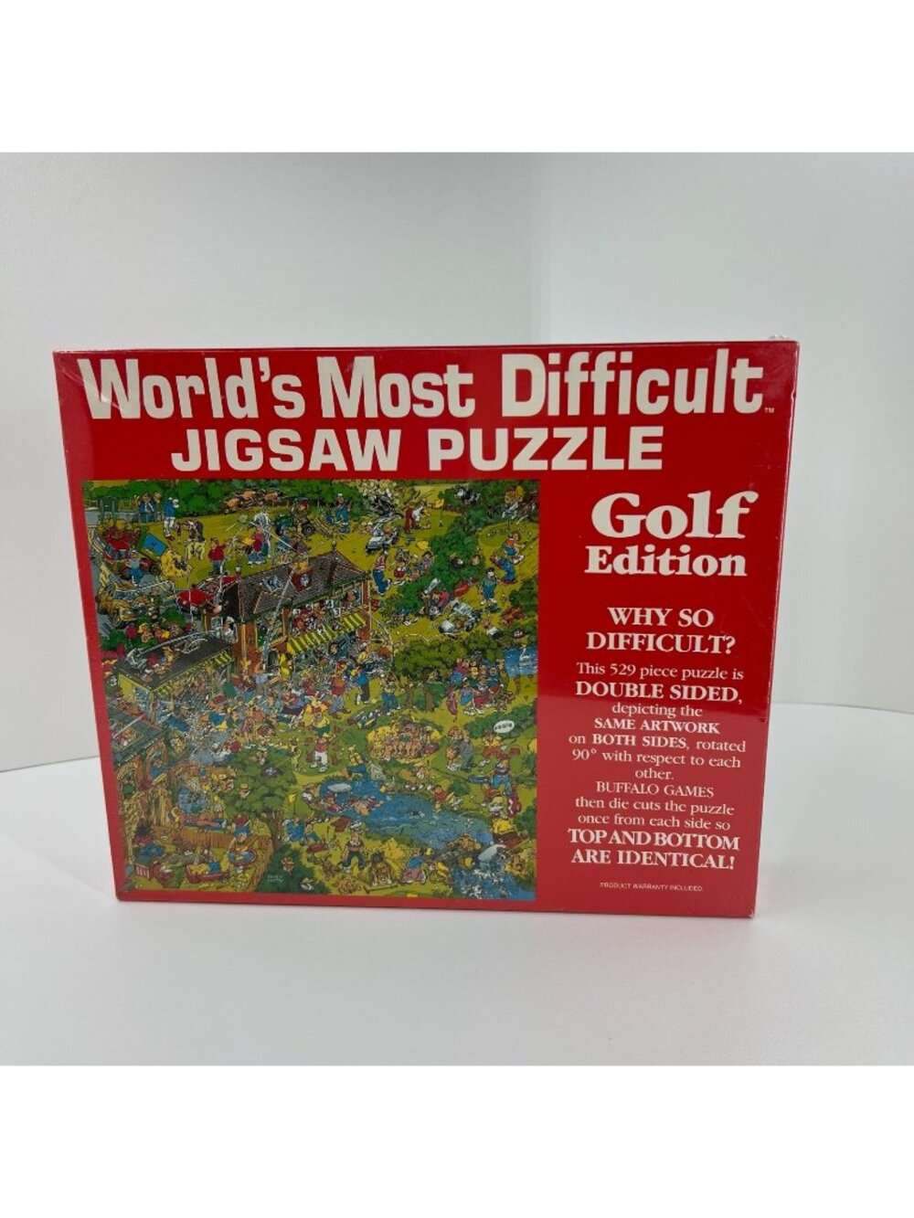 Worlds Most Difficult Jigsaw Puzzle Golf Edition Double Sided New Sealed